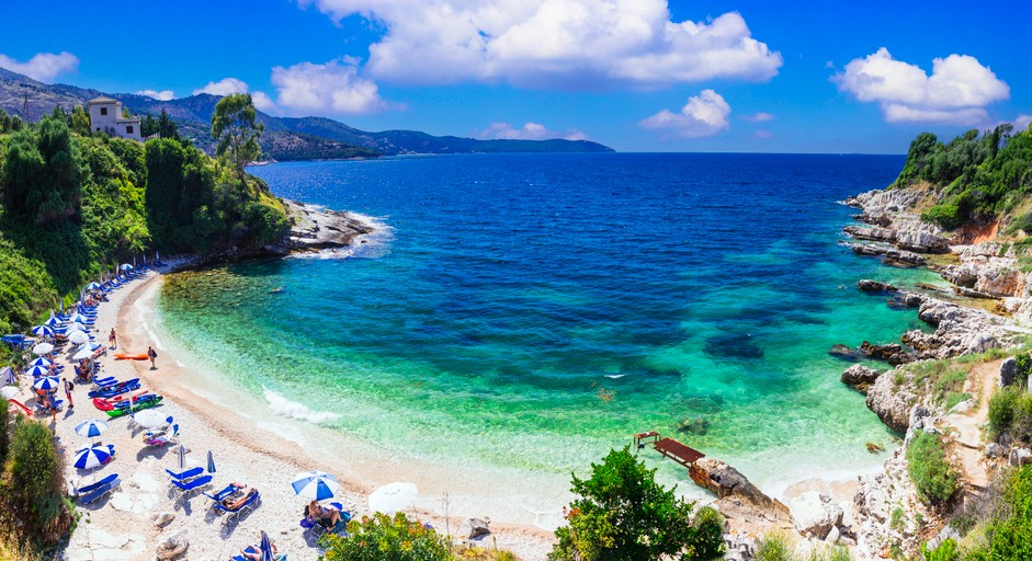 Plaje frumoase Corfu
